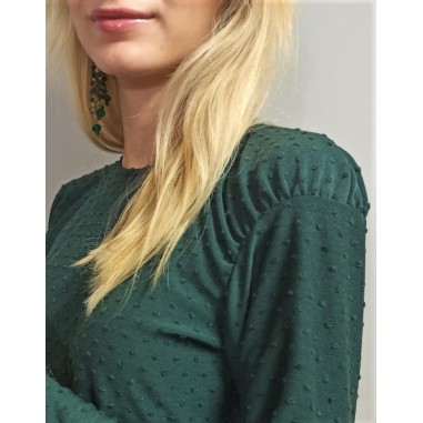 Haut en coton manches longues col...