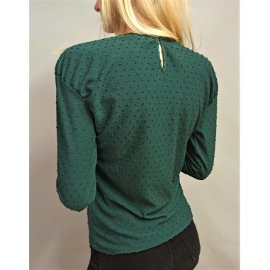 Haut en coton manches longues col...