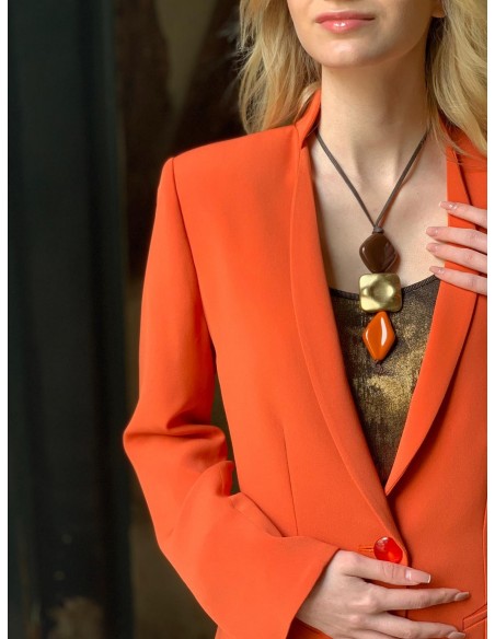 Danita crepe long jacket