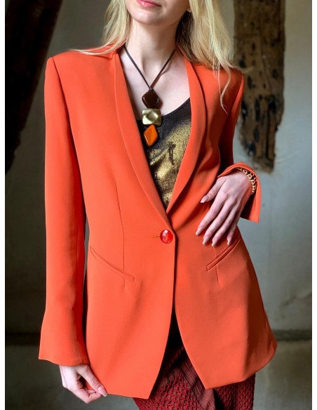 Danita crepe long jacket