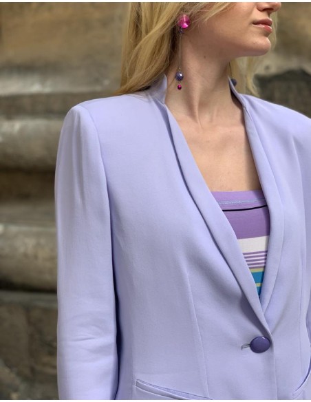 Danita crepe long jacket