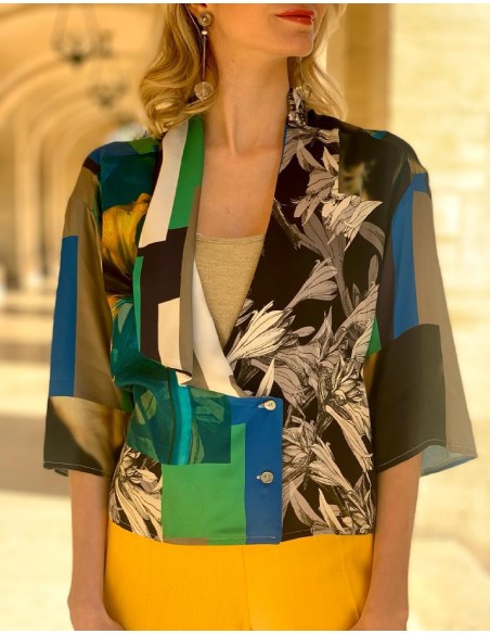 Chemisier imprimé Allegra