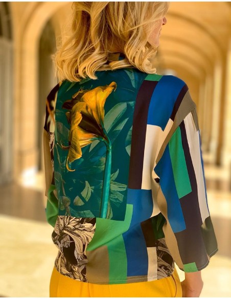 Chemisier imprimé Allegra