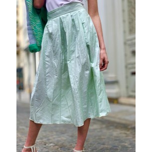 Jupe mi longue à plis Sissi 2