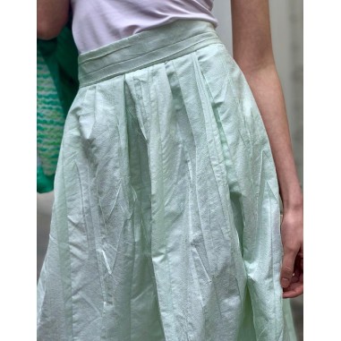 Jupe mi longue à plis Sissi