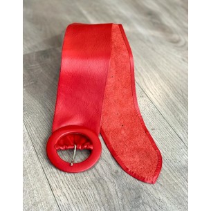 Ceinture haute en cuir souple Sylvie 2