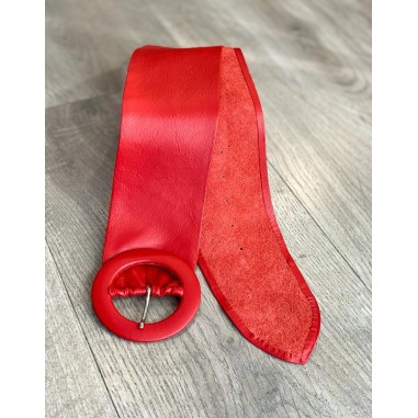 Ceinture haute en cuir souple Sylvie