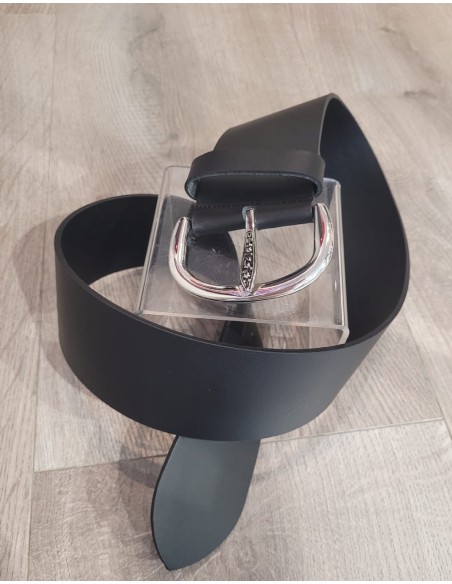 Ceinture haute noir Mery