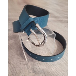 Ceinture bleu canard 2