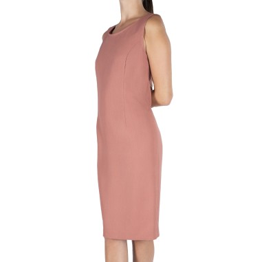 Maly crepe straight dress