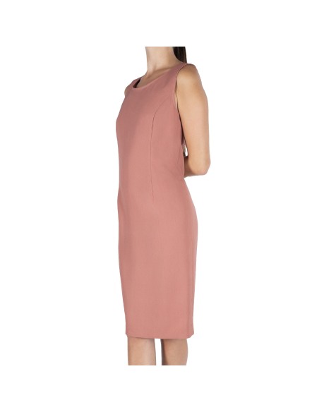 Robe droite en crêpe Maly