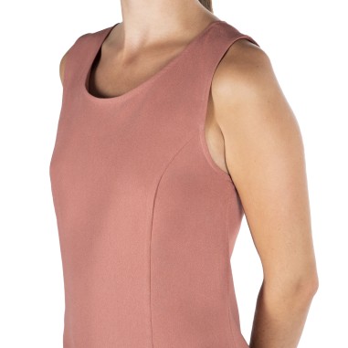Robe droite en crêpe Maly Robe droite en crêpe Maly