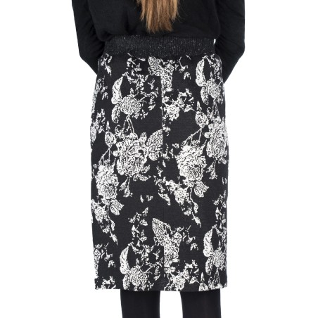 Jupe crayon en jersey