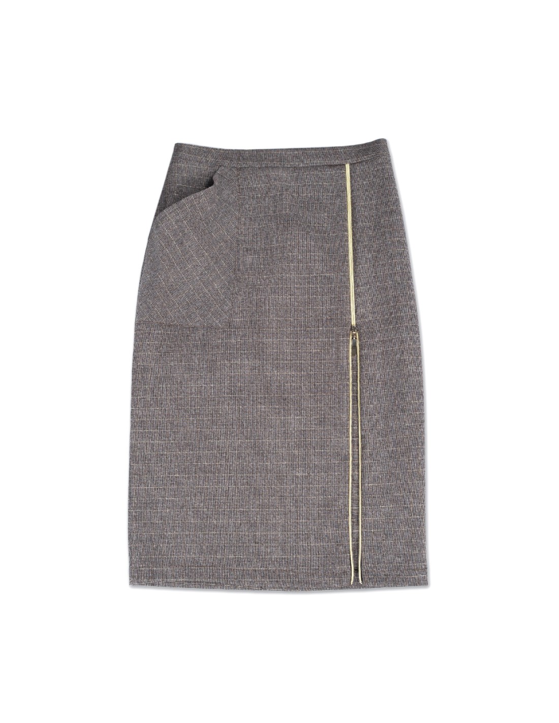 Jupe droite on sale fendue