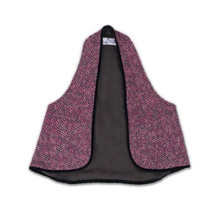 Gilet en maille prune Lili