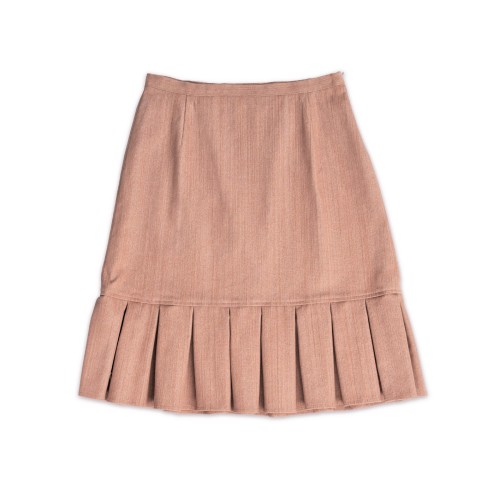 Pleated trapeze skirt Valerie