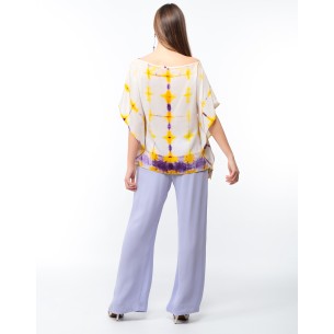 Fluid tunic printed tie and dye Fabienne 2