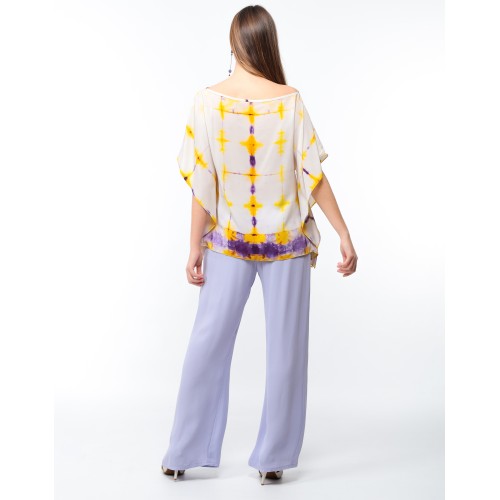 Fluid tunic printed tie and dye Fabienne Fluid tunic printed tie and dye Fabienne