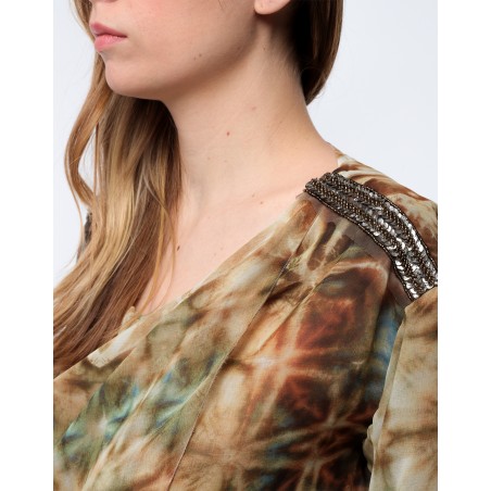 Sibylle printed muslin tunic