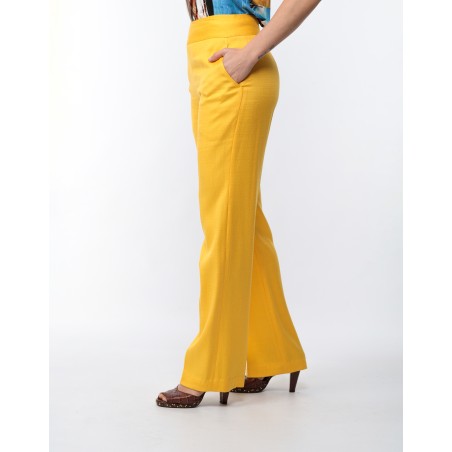 Pantalon droit taille haute Éléonore