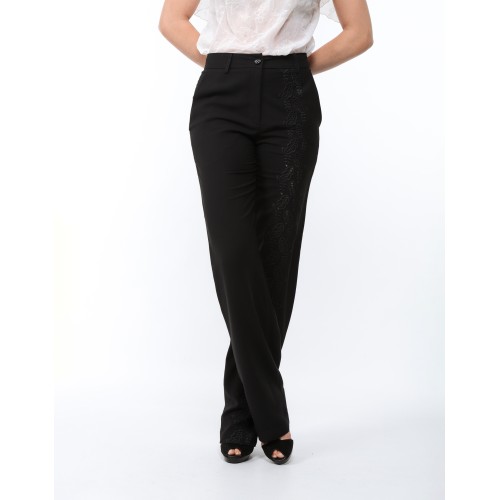 Eleonore embroidered straight trousers Eleonore embroidered straight trousers