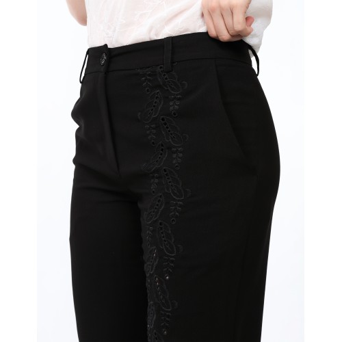Eleonore embroidered straight trousers Eleonore embroidered straight trousers