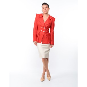 Jacket with basque Brigitte