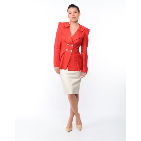 Veste à basque Brigitte