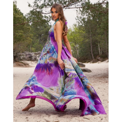 Long dress with a train Anais Long dress with a train Anais