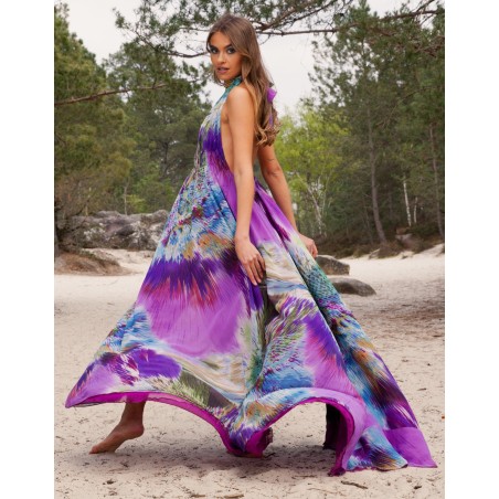 Long dress with a train Anais