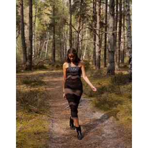 Pleated sheath dress Afra 2