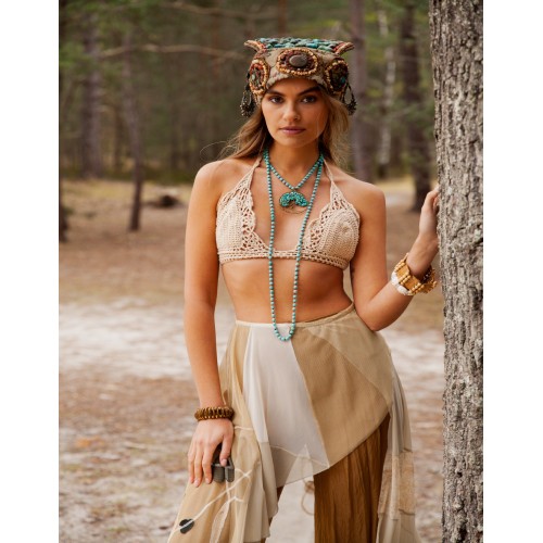 Golden brown skirt pants Jade Golden brown skirt pants Jade