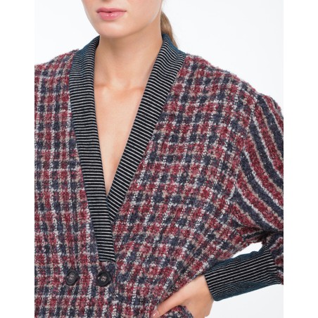 Cardigan en tweed Alix