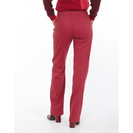 Pantalon taille haute Eléonore