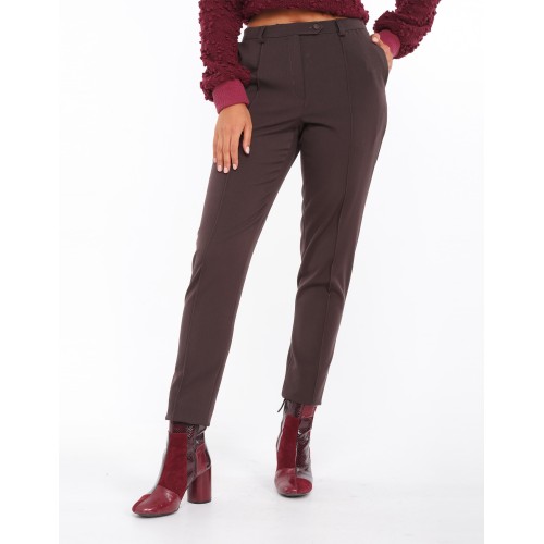 Albana crepe cigarette trousers