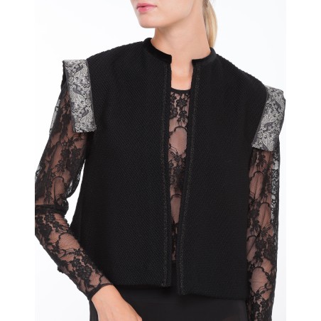 Gilet en laine noir King