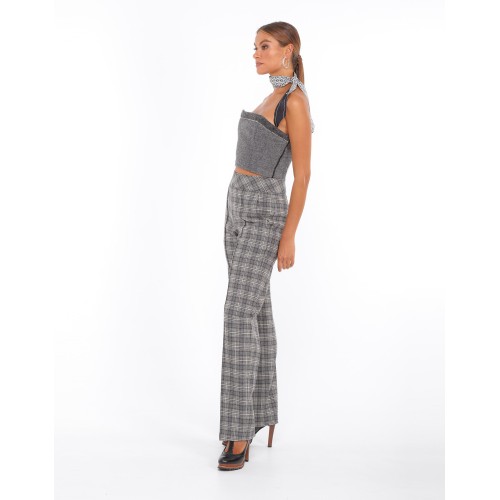 Plaid trousers Eléonore