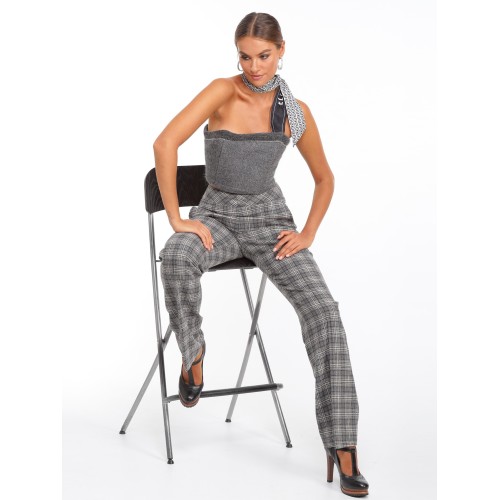 Pantalon à carreaux Eléonore Pantalon à carreaux Eléonore