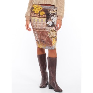 Printed skirt Flora 2