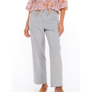 Pantalon large en velours Laura 2