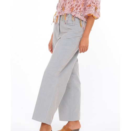 Wide velvet trousers Laura