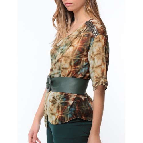 Sibylle printed muslin tunic