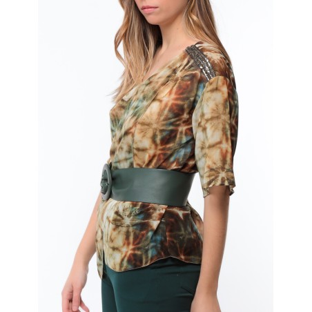 Sibylle printed muslin tunic