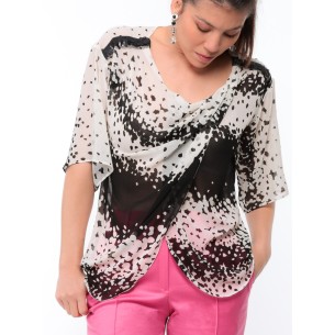 Sibylle printed muslin tunic