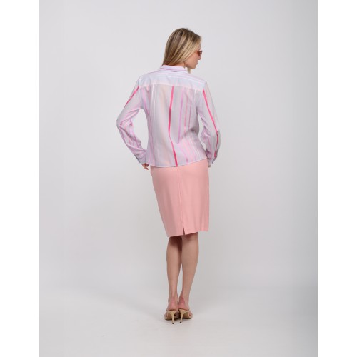 Carla striped cotton blouse Carla striped cotton blouse