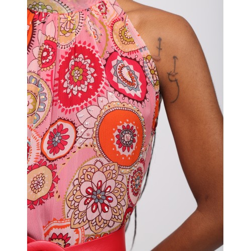 Robe longue à traîne Rossella