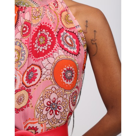 Robe longue à traîne Rossella