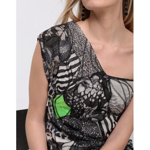 Robe patchwork brodée Bella