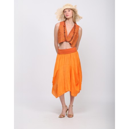 Ernesta embroidered vest