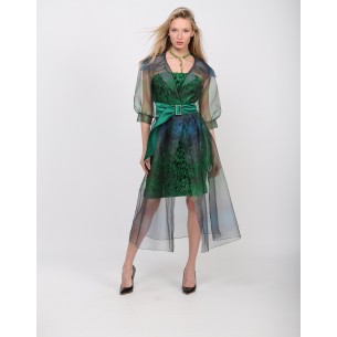 Luna organza trench coat 2